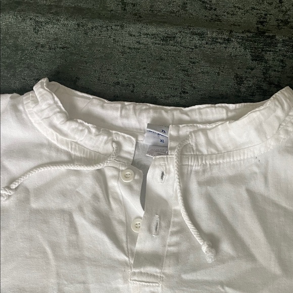 Men's Vintage Crazy Shirts White long Sleeve cotton pullover. - Picture 3 of 10